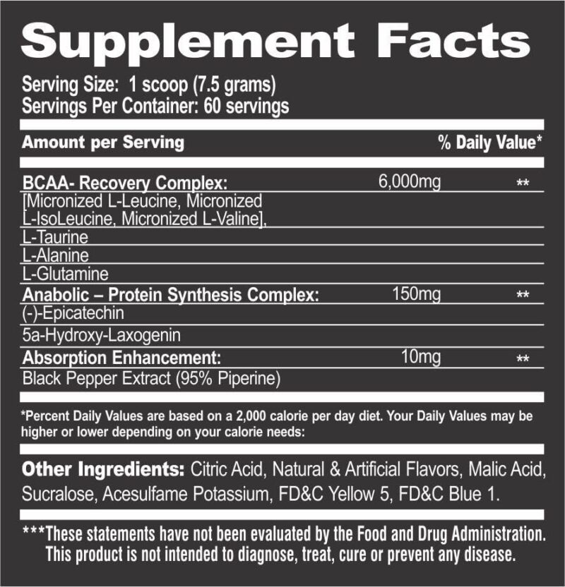BRUTE BCAA FURIOUS PUNCH 60 SERVICIOS - Image 2