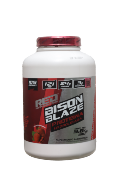 BISON BLAZE PROTEINA HIDROLIZADA CRAN STRAWBERRY 105 SERVICIOS