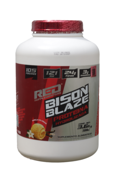 BISON BLAZE PROTEINA HIDROLIZADA VANILLA ICE CREAM 105 SERVICIOS